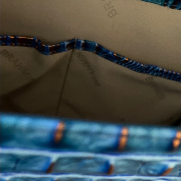 NWOT Brahmin Blue and copper Bag - Picture 5 of 10